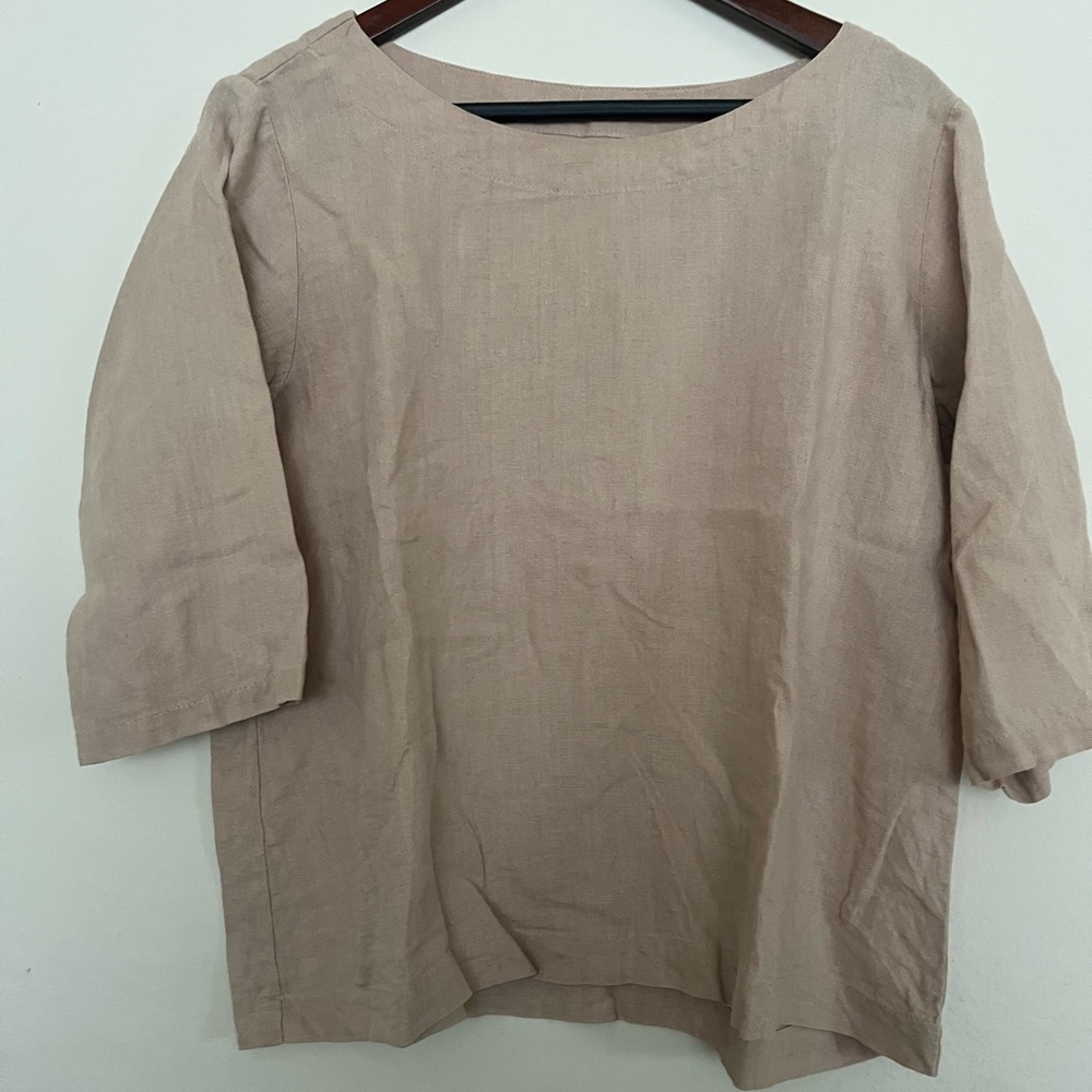 notPERFECTLINEN Beige Women's Top